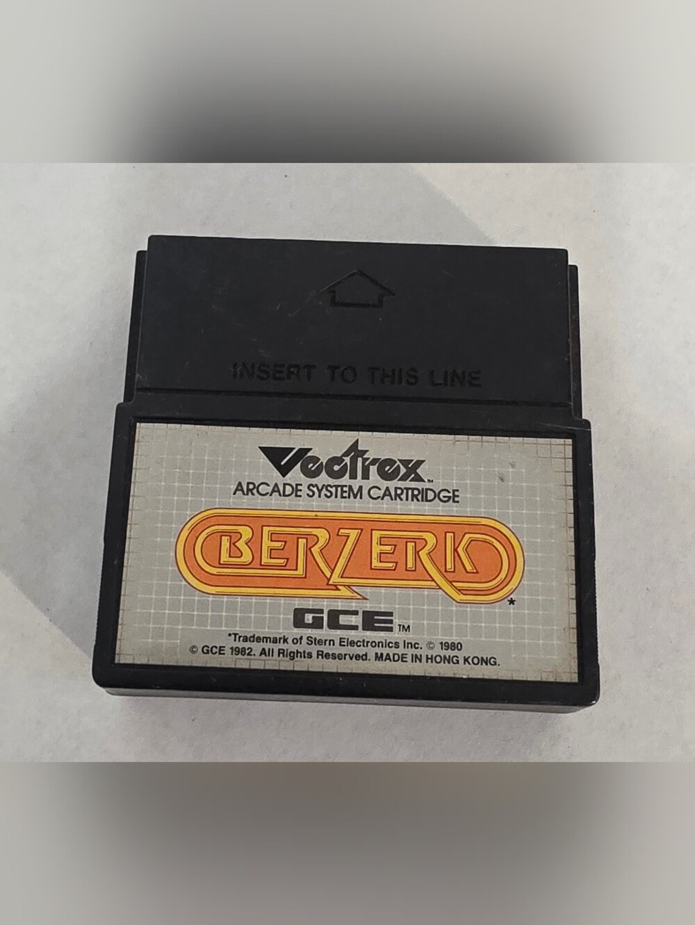 Berzerk Vectrex Game Cartridge Only Authentic 1982